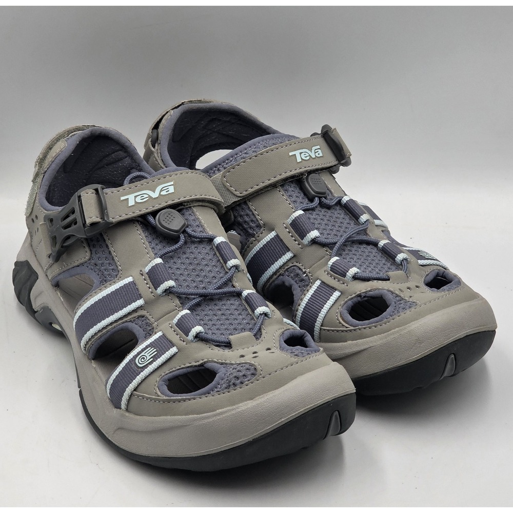 Teva Sandals Womens Size 9 Omnium Water‎ Slate Gray Toe Cap Ultra Comfort Rugged
